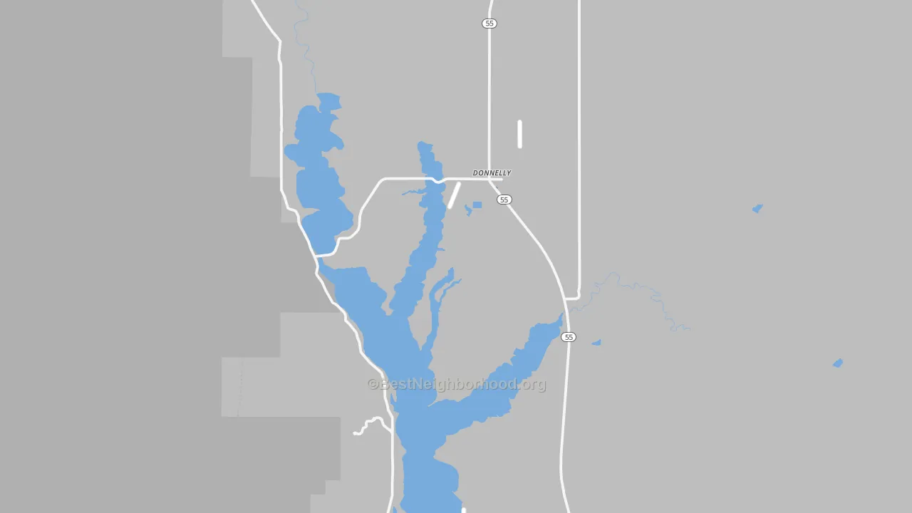 Transit Grade map of 83615, ID