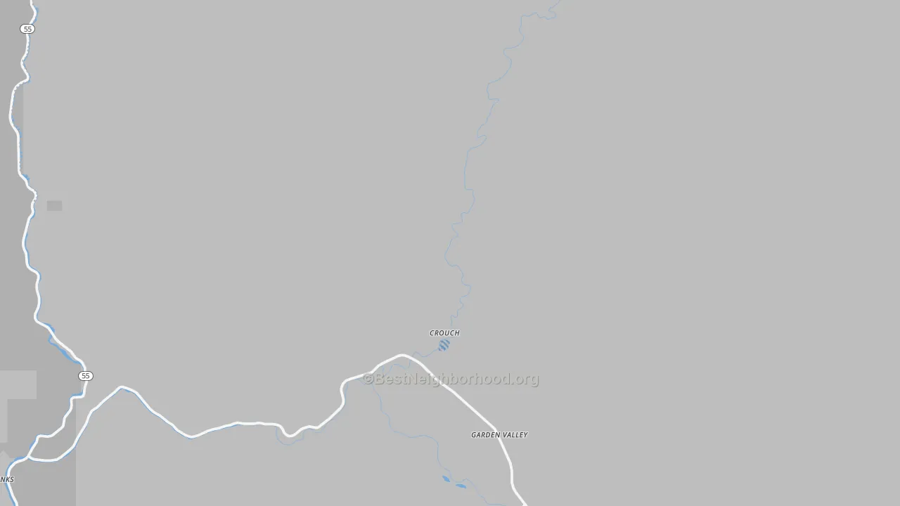 Transit Grade map of 83622, ID