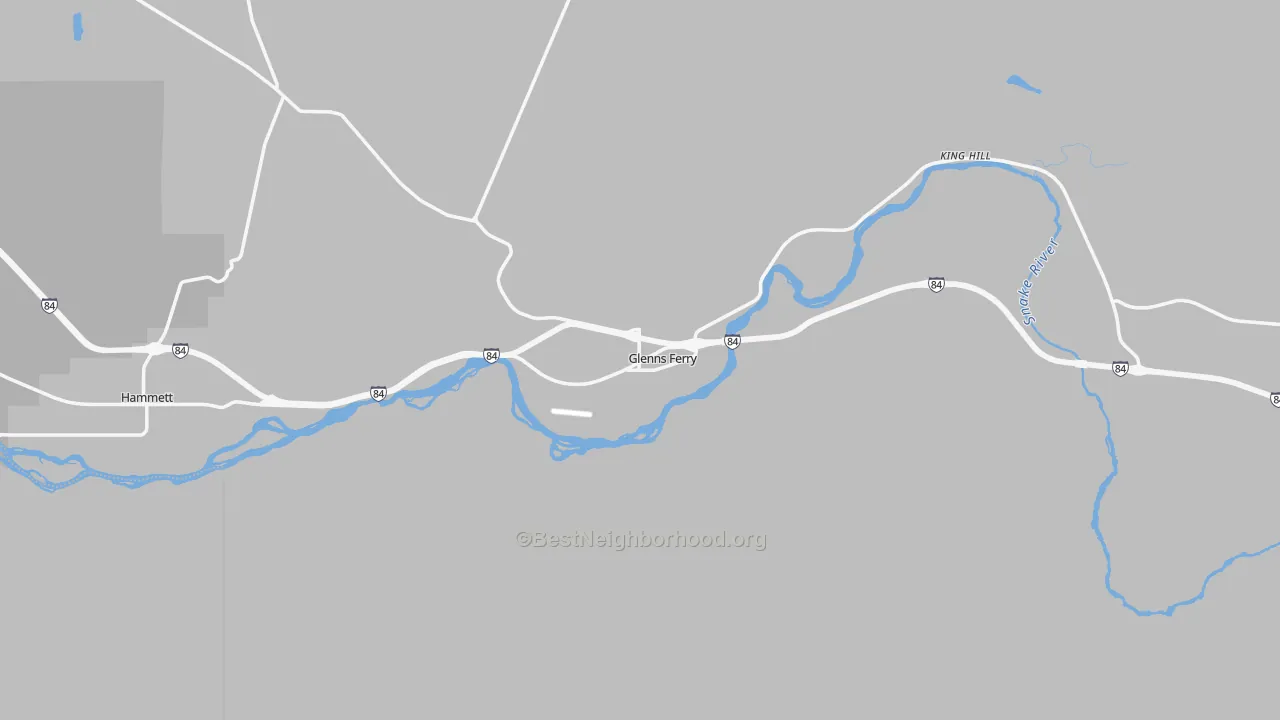 Transit Grade map of 83623, ID