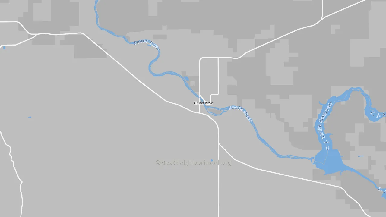 Transit Grade map of 83624, ID