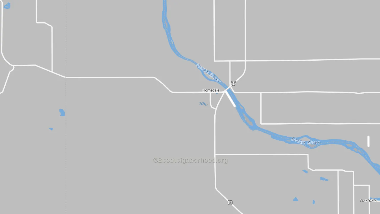 Transit Grade map of 83628, ID