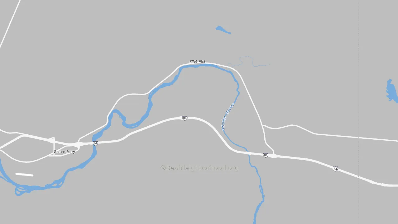 Transit Grade map of 83633, ID