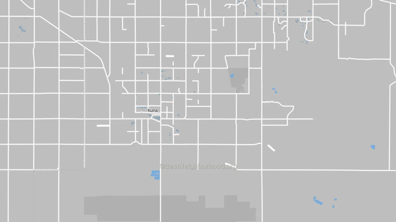 Transit Grade map of 83634, ID