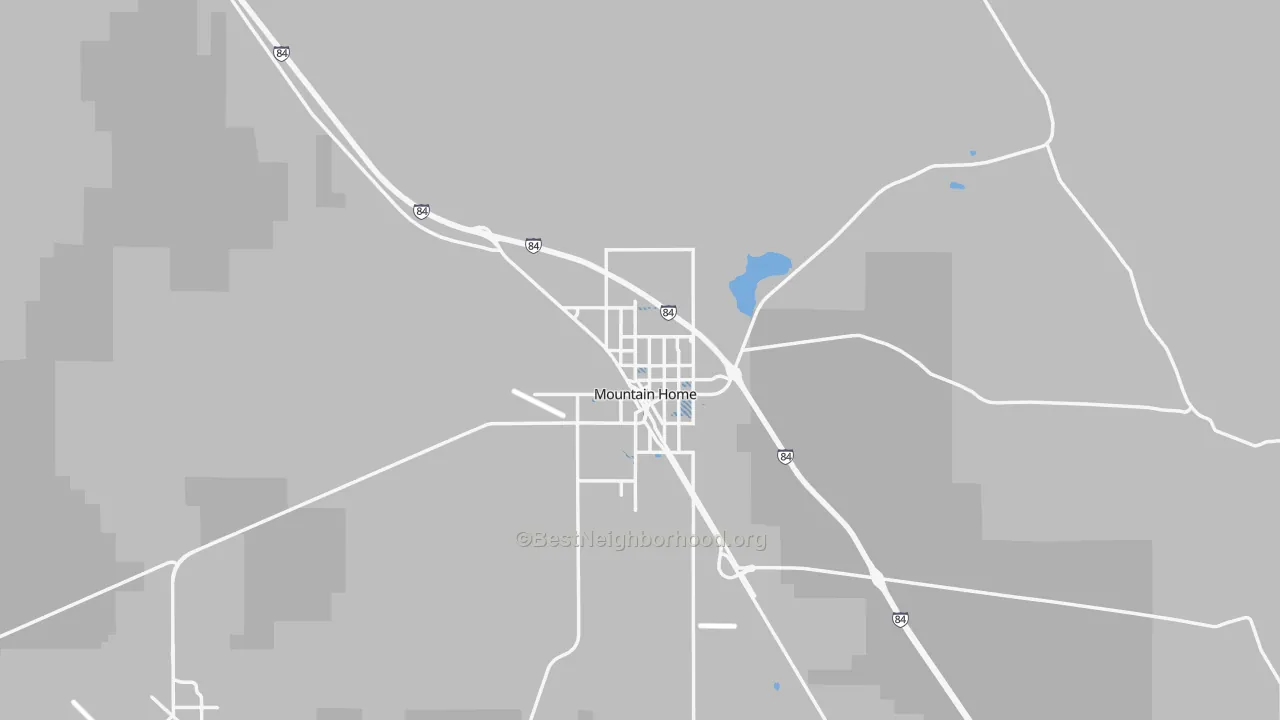 Transit Grade map of 83647, ID