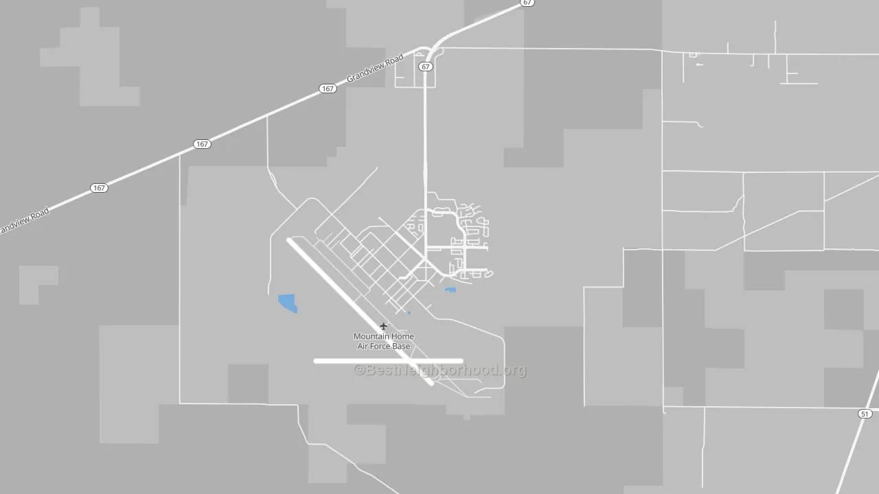 Transit Grade map of 83648, ID
