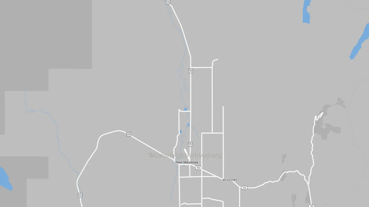 Transit Grade map of 83654, ID