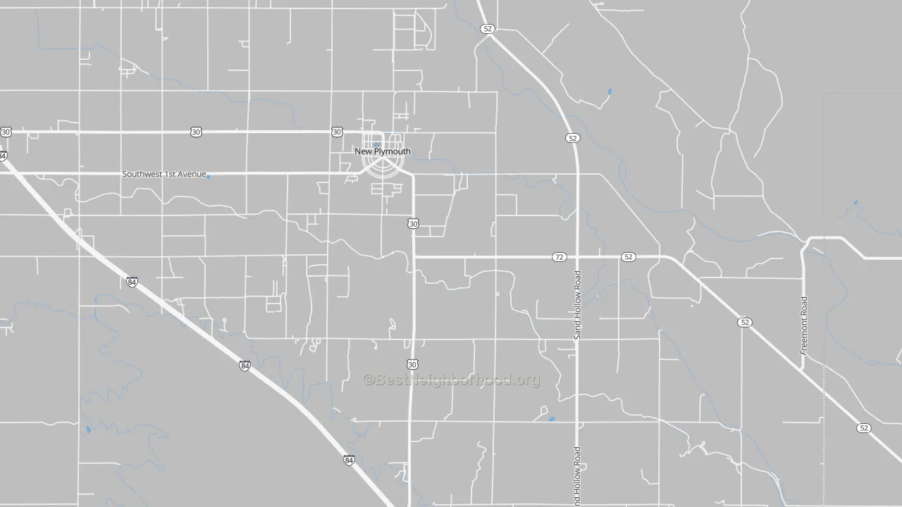 Transit Grade map of 83655, ID