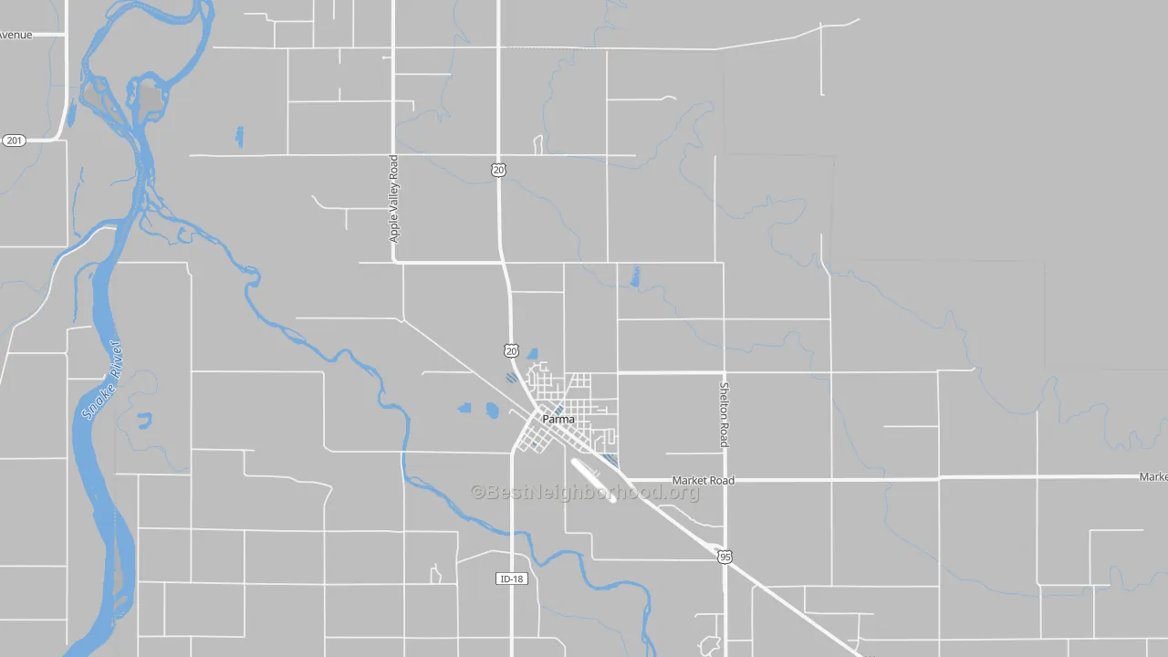 Transit Grade map of 83660, ID