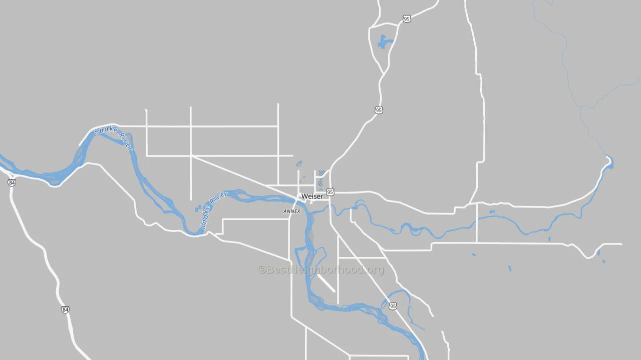 Transit Grade map of 83672, ID