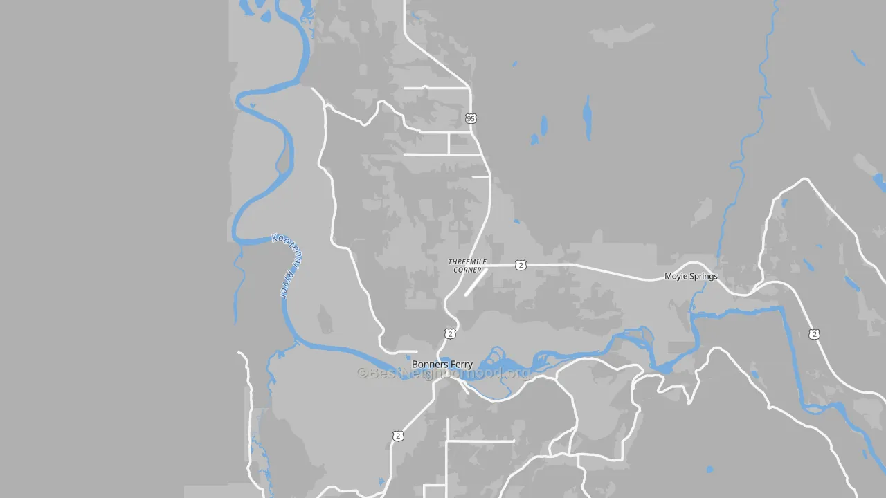 Transit Grade map of 83805, ID