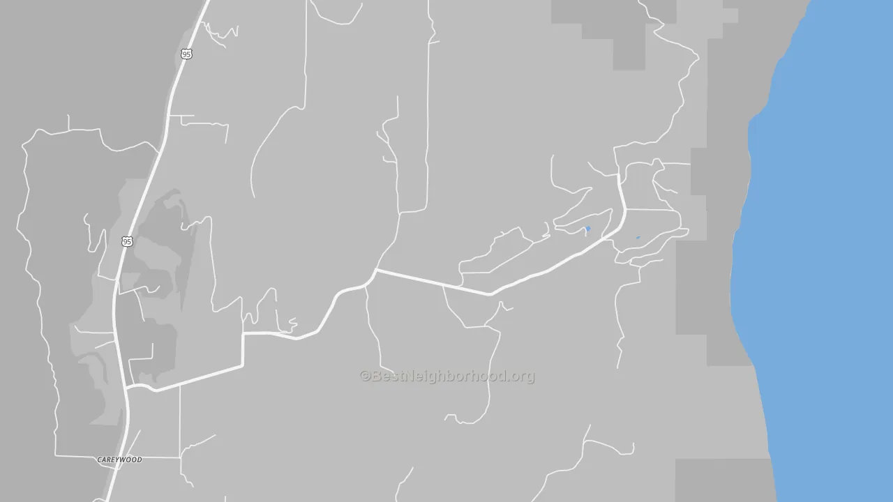 Transit Grade map of 83809, ID