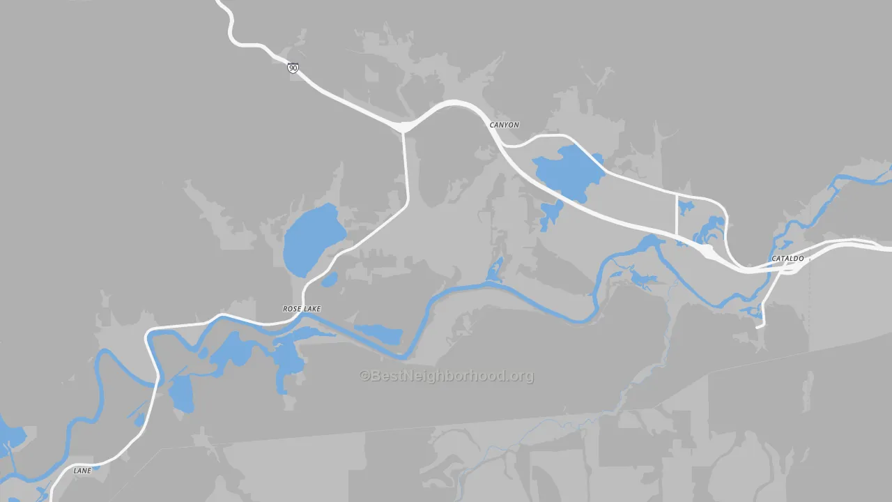 Transit Grade map of 83810, ID