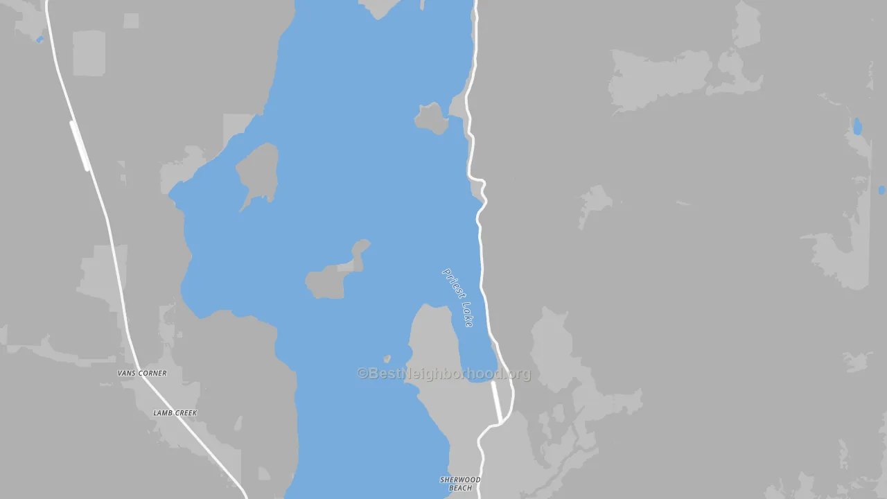 Transit Grade map of 83821, ID