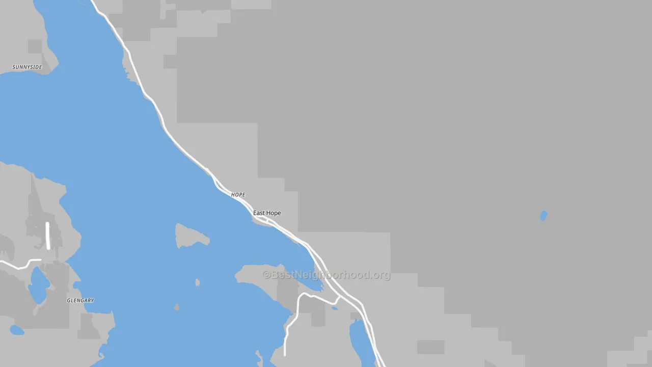 Transit Grade map of 83836, ID