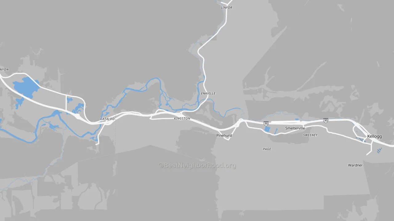Transit Grade map of 83839, ID
