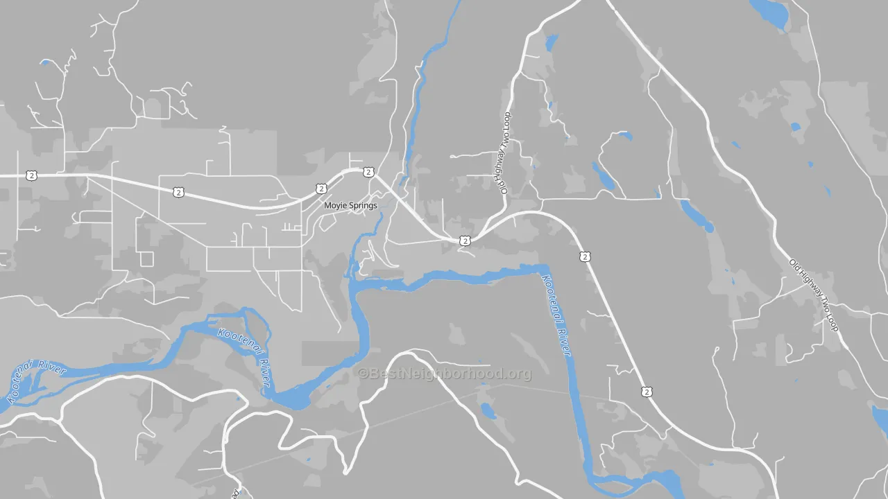 Transit Grade map of 83845, ID
