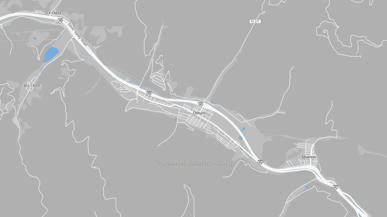 Transit Grade map of 83849, ID