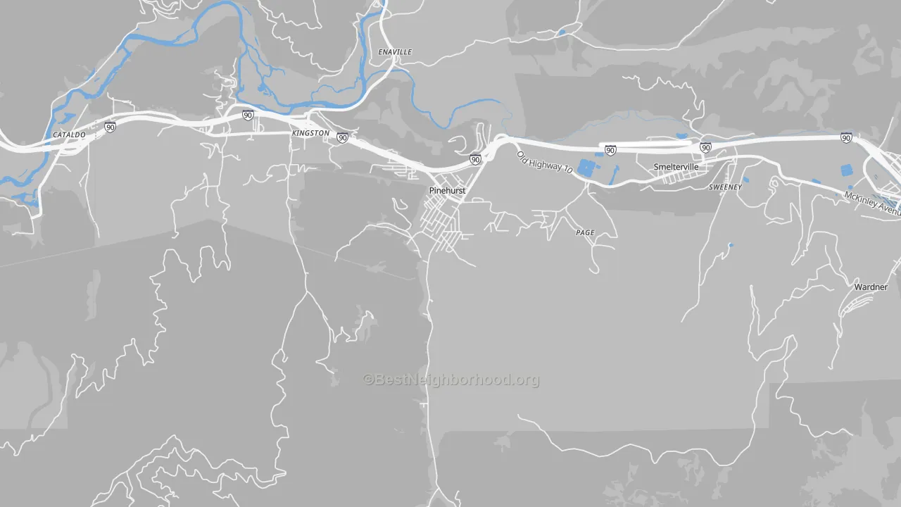 Transit Grade map of 83850, ID