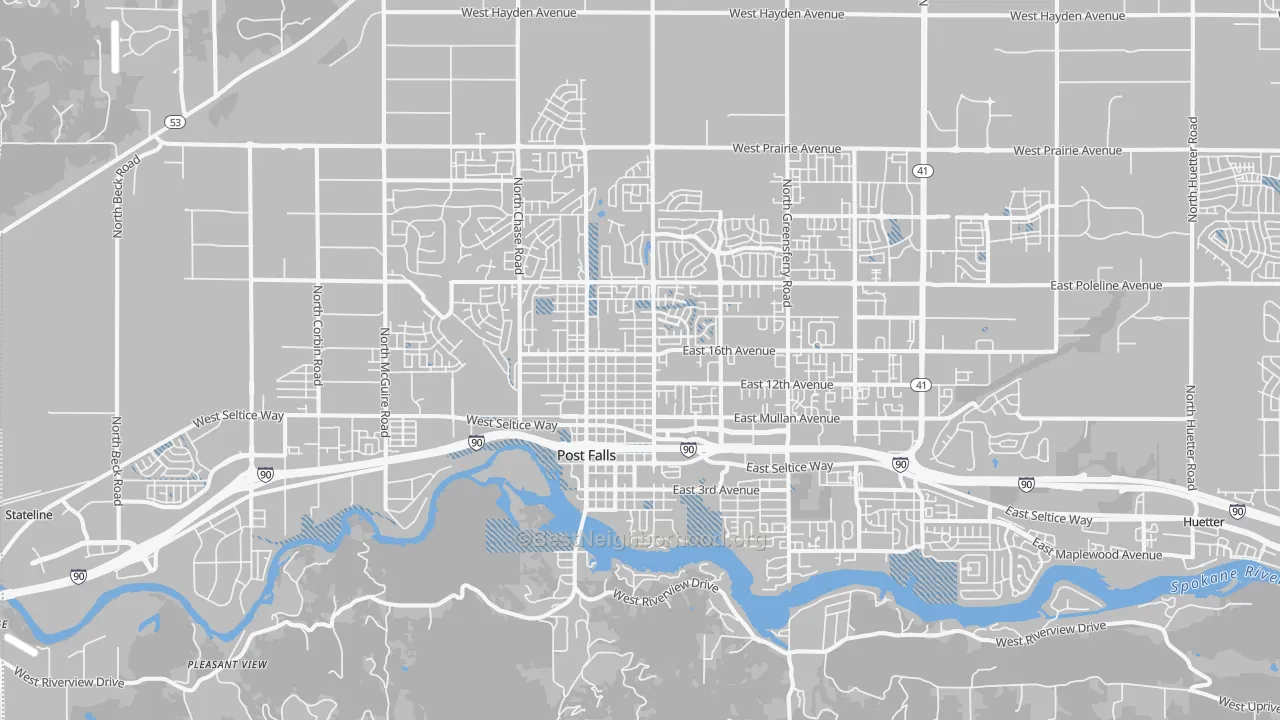Transit Grade map of 83854, ID