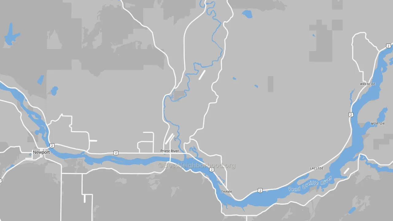 Transit Grade map of 83856, ID