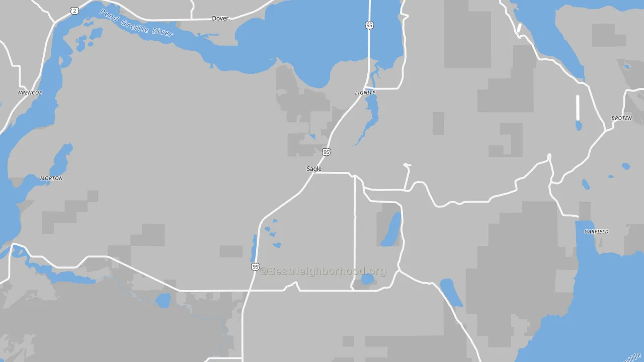 Transit Grade map of 83860, ID