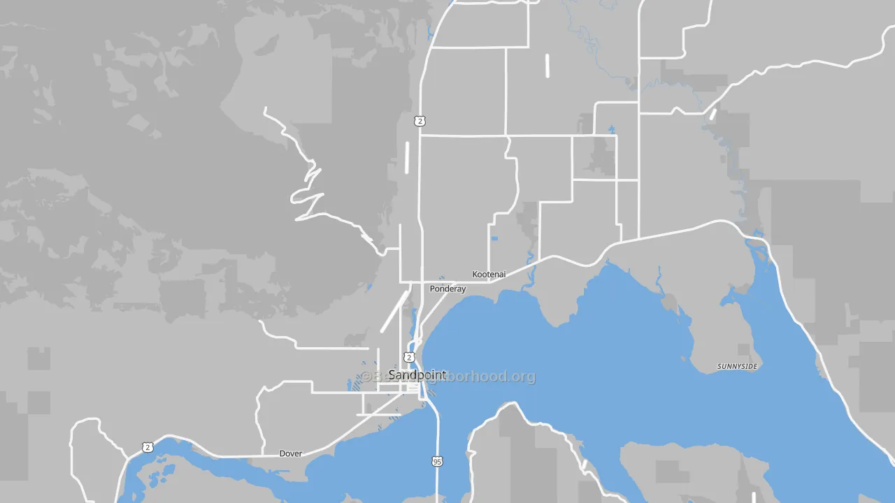Transit Grade map of 83864, ID