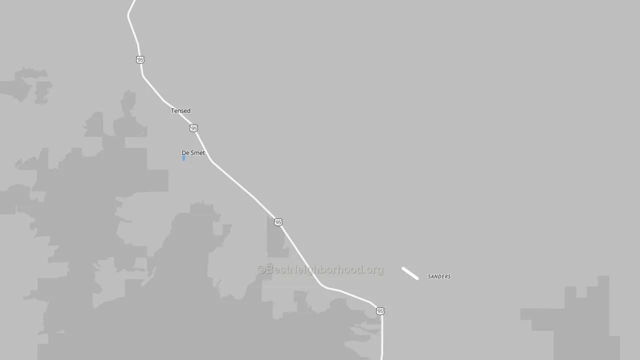 Transit Grade map of 83870, ID
