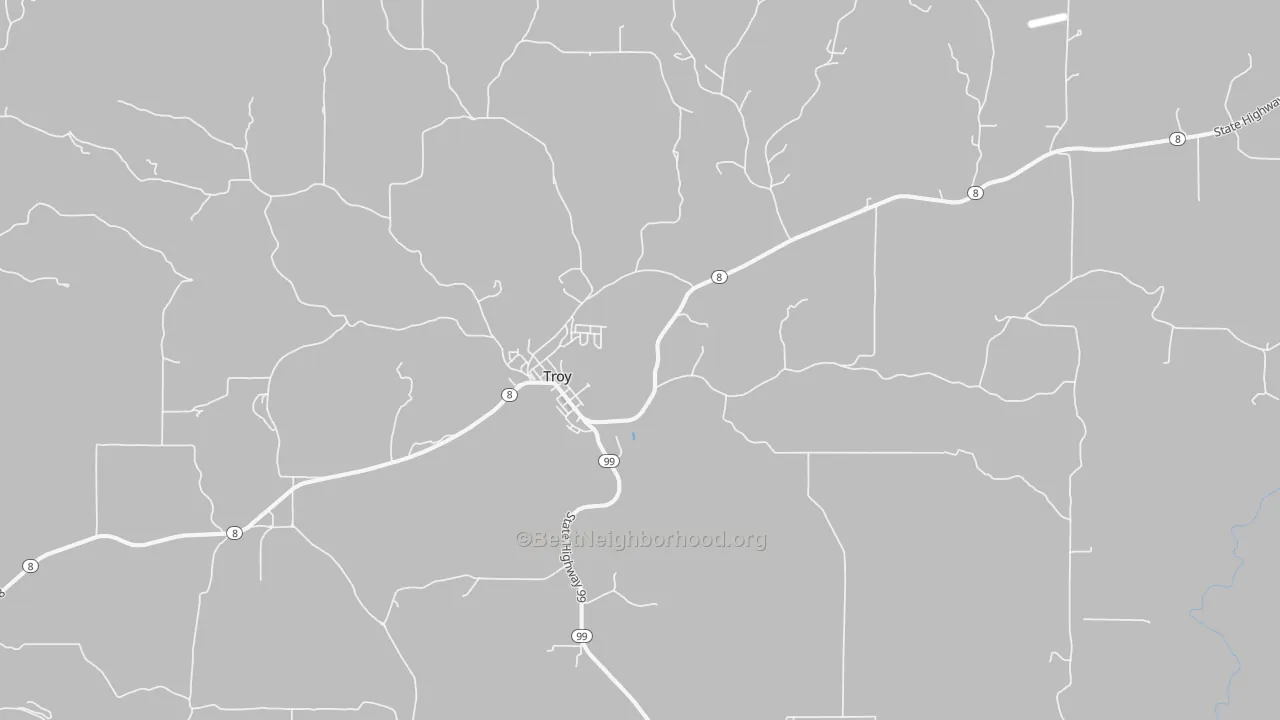 Transit Grade map of 83871, ID