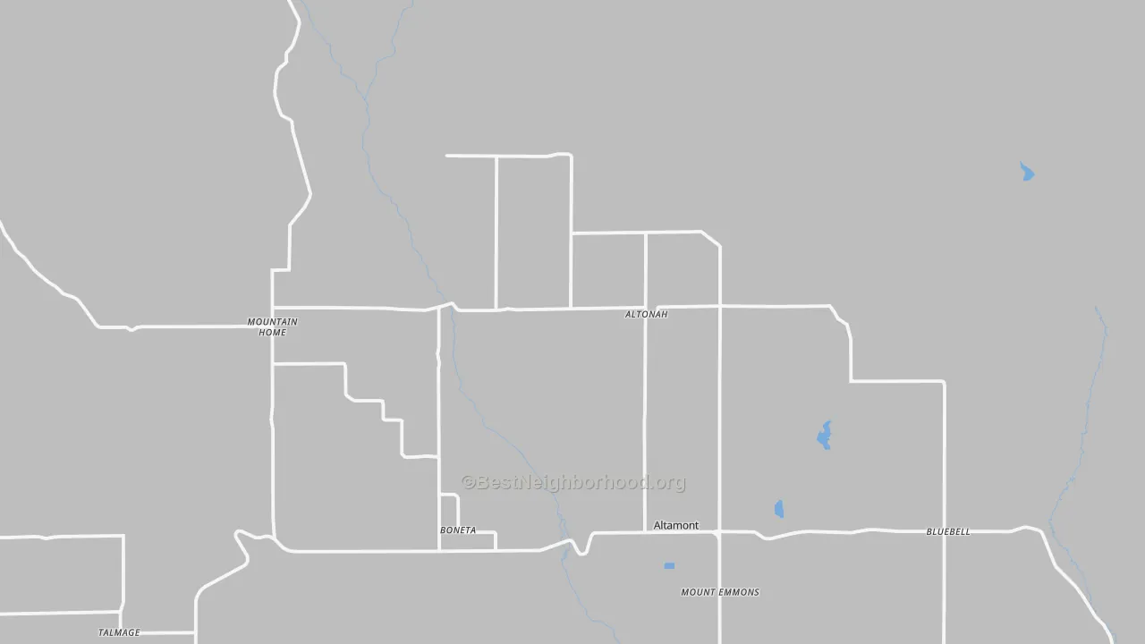 Transit Grade map of 84002, UT