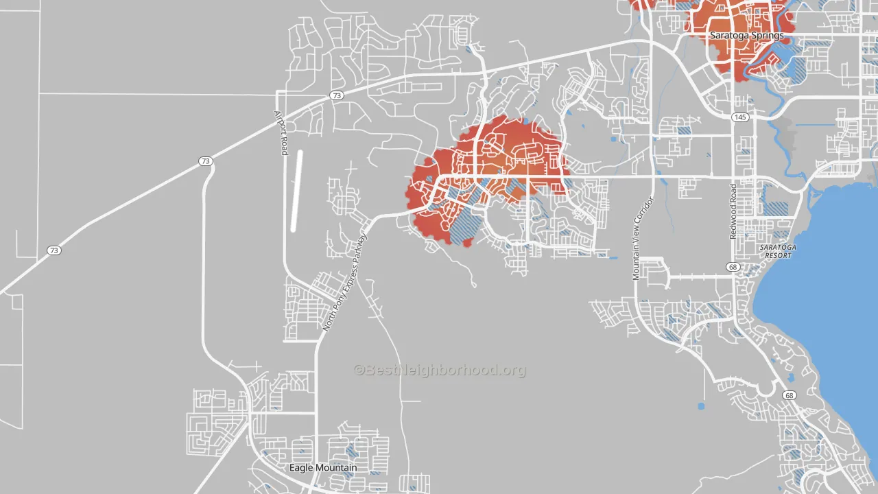 Transit Grade map of 84005, UT