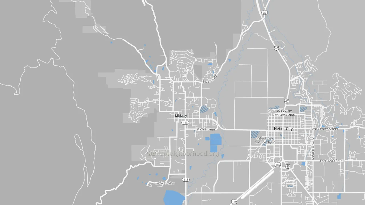 Transit Grade map of 84049, UT