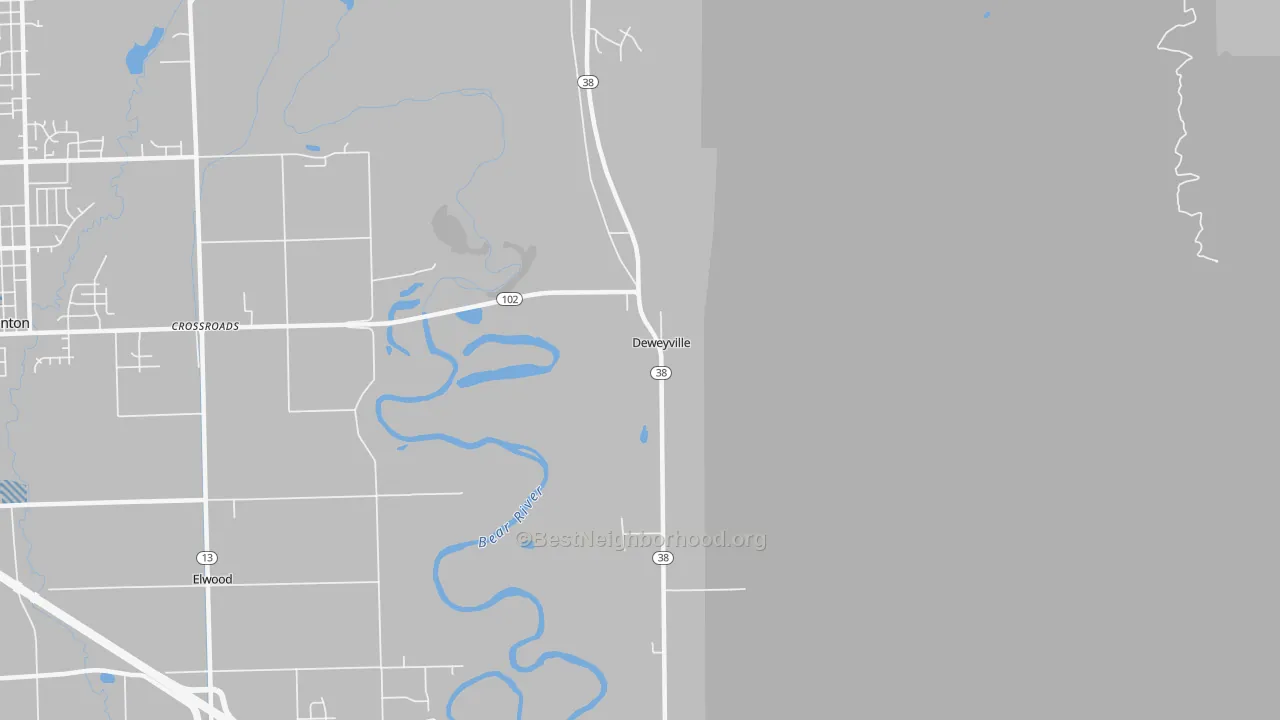 Transit Grade map of 84309, UT