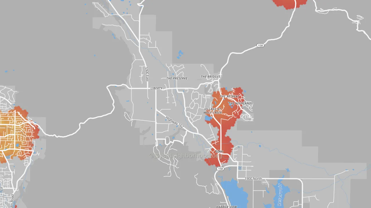 Transit Grade map of 84310, UT