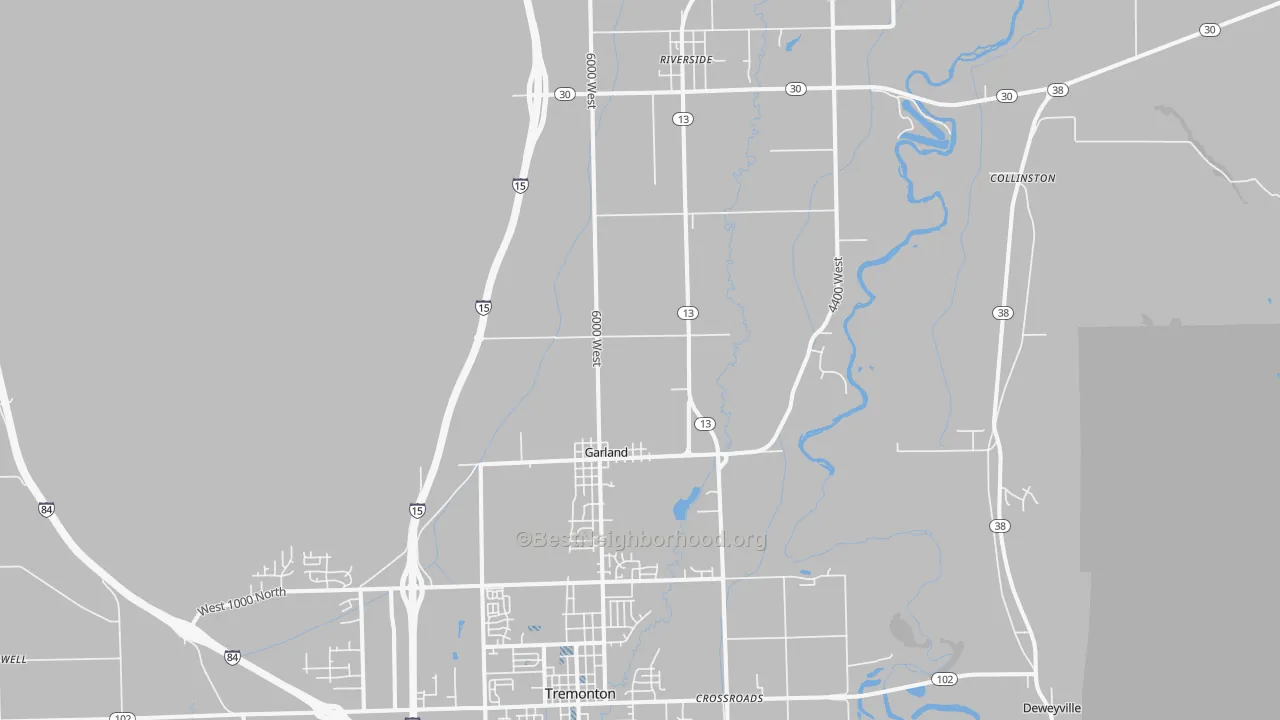 Transit Grade map of 84312, UT