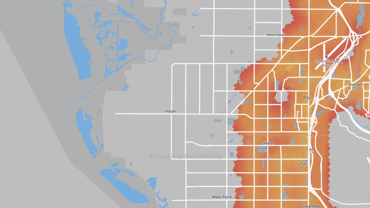Transit Grade map of 84315, UT