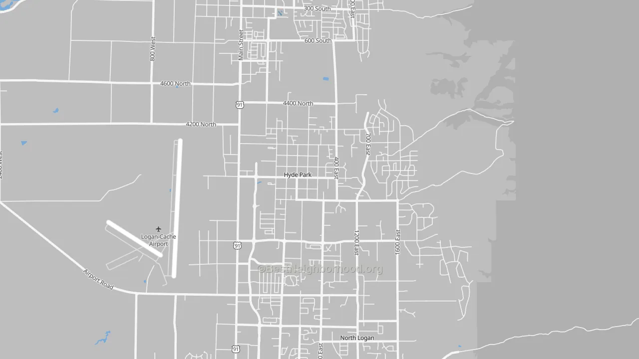 Transit Grade map of 84318, UT
