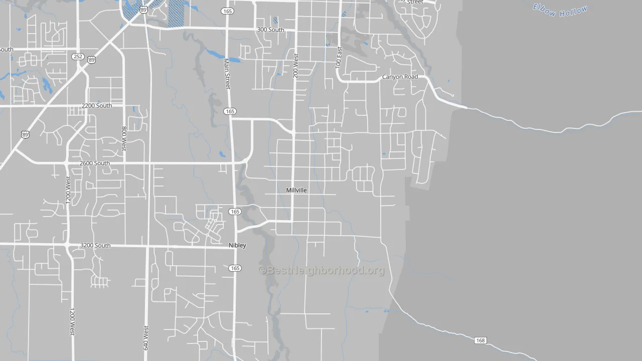 Transit Grade map of 84326, UT