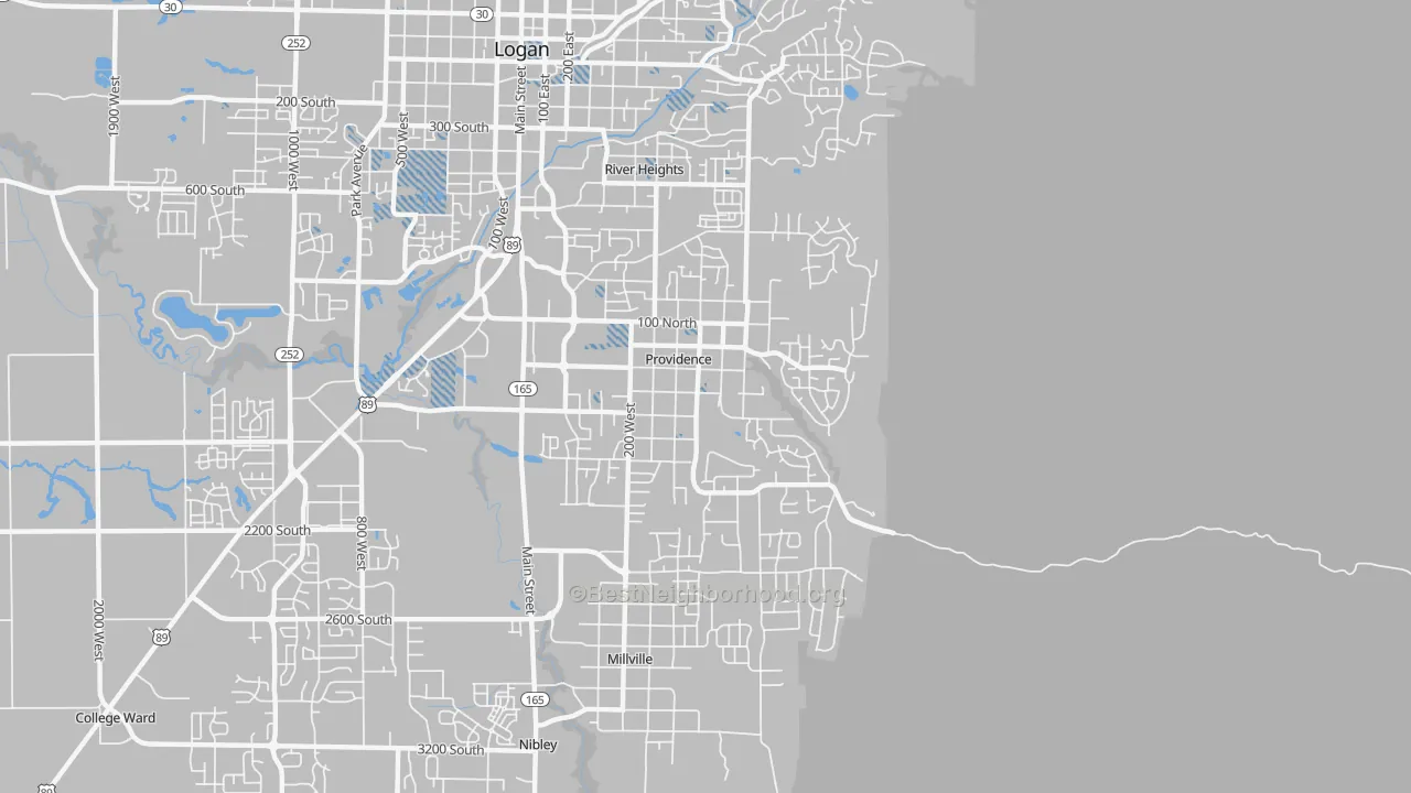Transit Grade map of 84332, UT