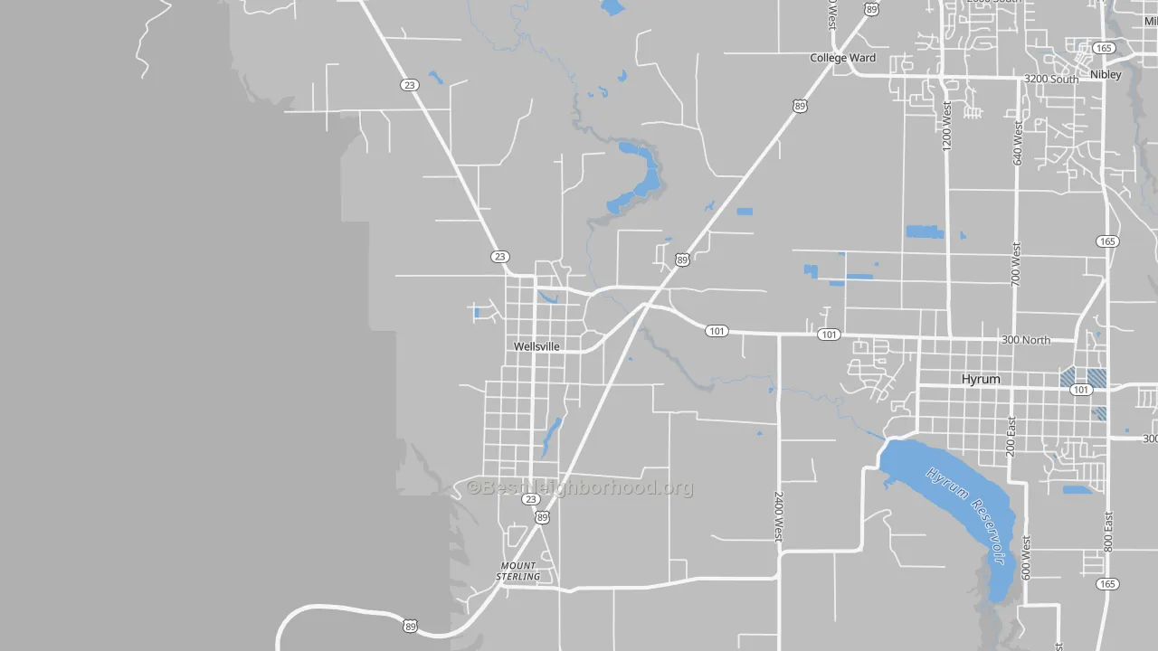 Transit Grade map of 84339, UT