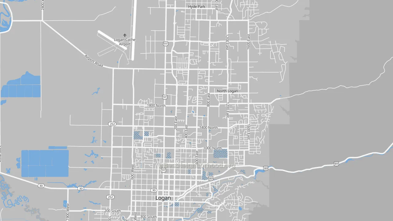 Transit Grade map of 84341, UT