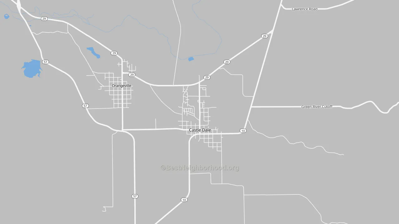 Transit Grade map of 84513, UT