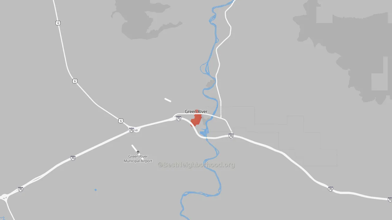 Transit Grade map of 84525, UT