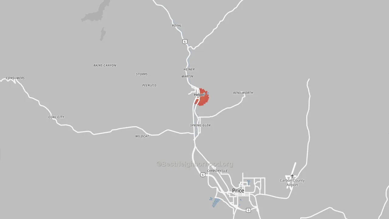 Transit Grade map of 84526, UT