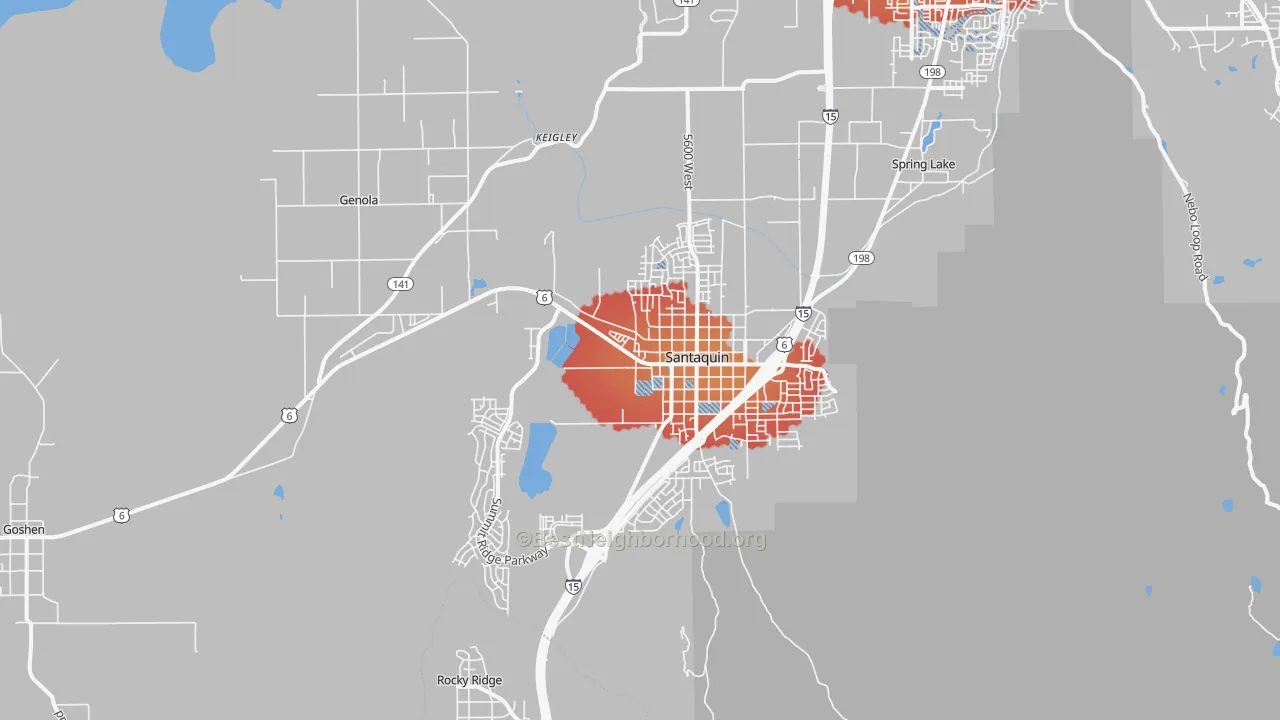 Transit Grade map of 84655, UT