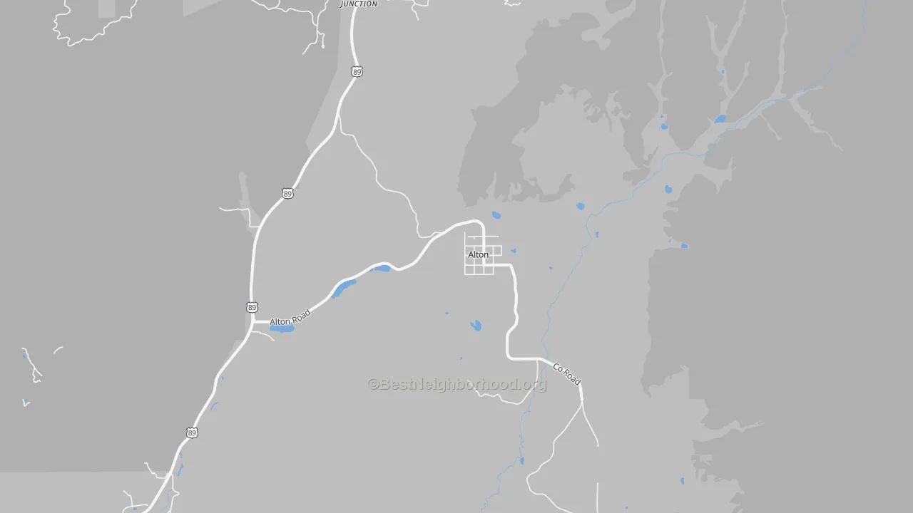 Transit Grade map of 84710, UT