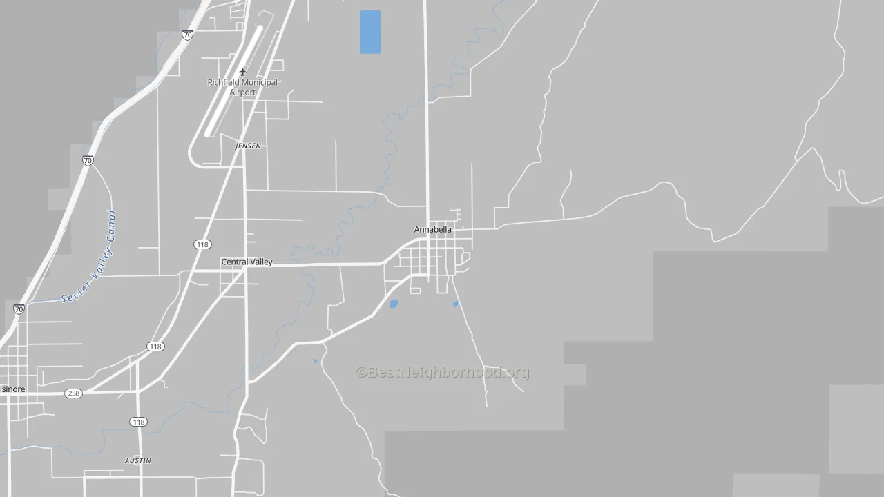 Transit Grade map of 84711, UT