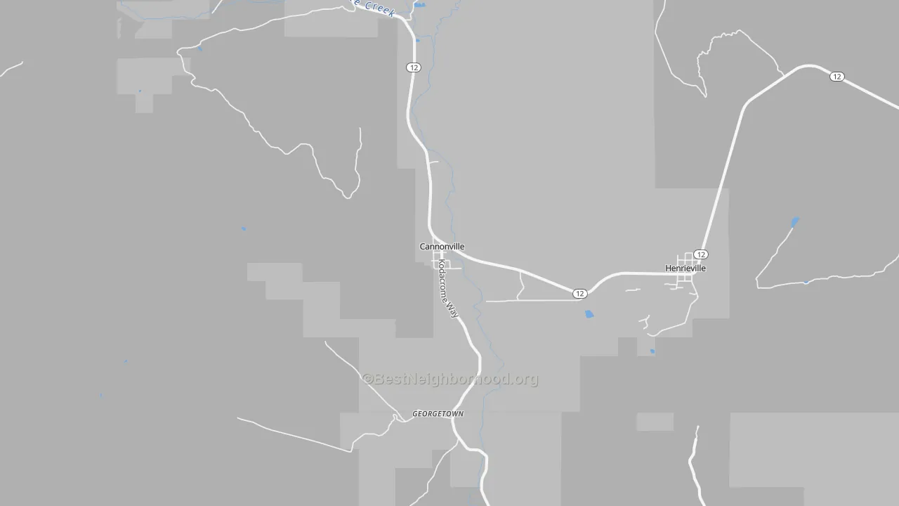 Transit Grade map of 84718, UT