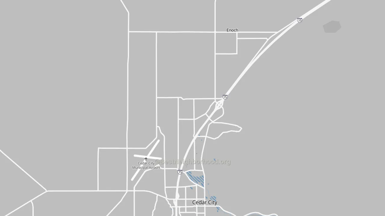 Transit Grade map of 84721, UT