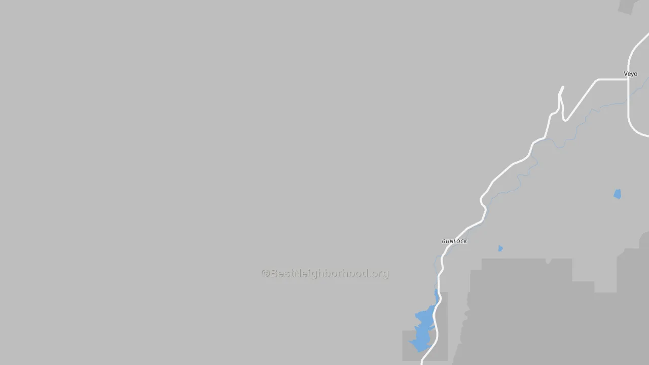 Transit Grade map of 84733, UT
