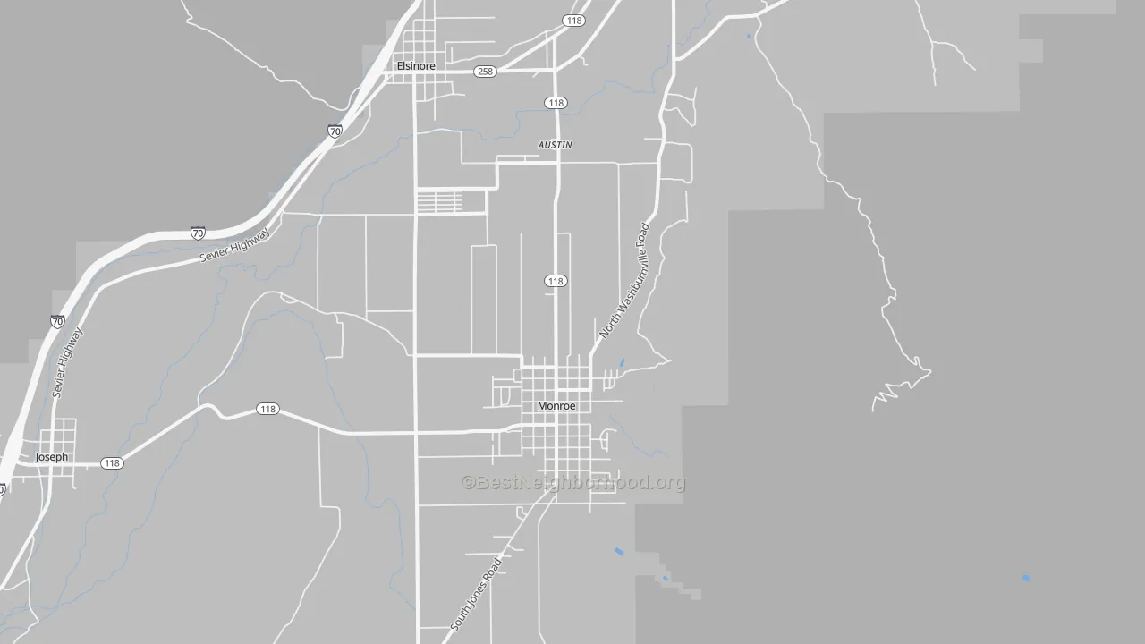 Transit Grade map of 84754, UT
